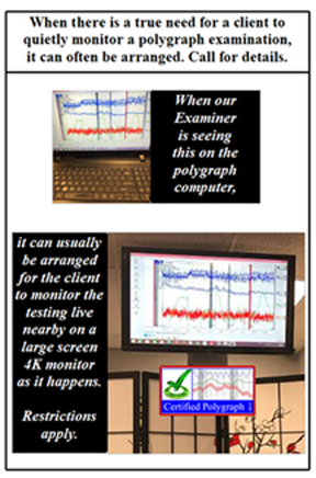 Los Angeles lie detector test for client to watch